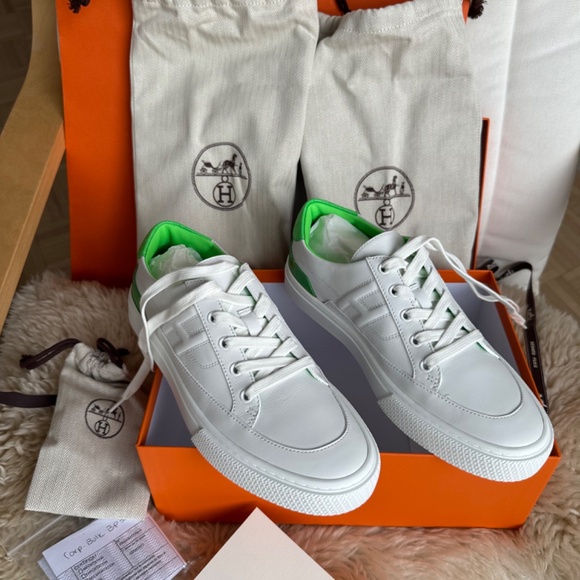 Hermés Deep Sneakers Brand New In Box Size 40